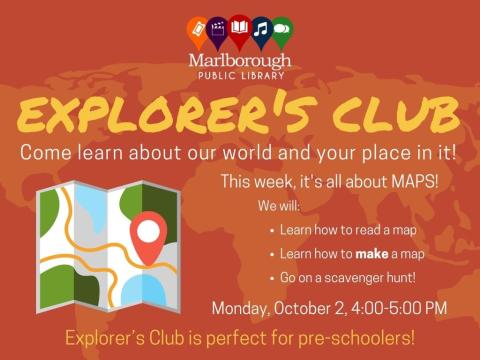 Explorer's Club: Finding Our Way Around Maps!