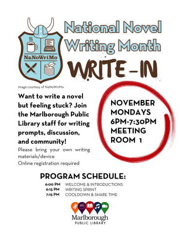 NaNoWriMo Write-In