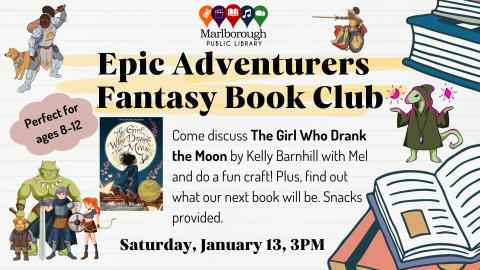 Epic Adventurers antasy book club