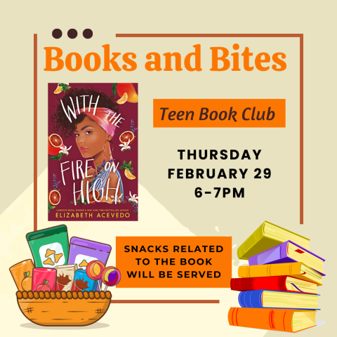 books and bites with the fire on high teen book club