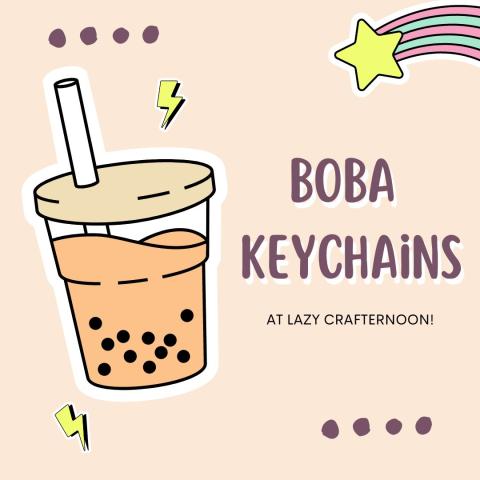 boba keychains