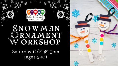 Snowman Ornament Workshop