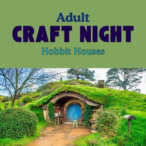 adult craft night hobbit houses