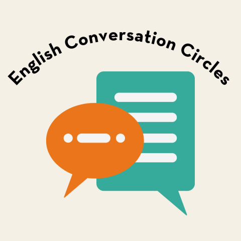 This is a flyer for the English Conversation Circle at MPL. 