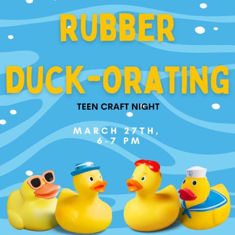 rubber duck-orating