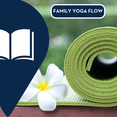 Family Yoga Flow class at the Marlborough Public Library will happen on Saturday April 12 at 11:00 AM, in the Grice Community Room. Presented by Emma Bartolini of Shine and Shadow Yoga.