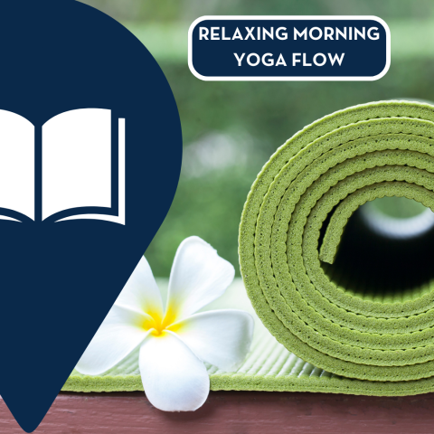 Yoga class at the Marlborough Public Library will happen on Saturday April 12 at 9:30 AM, in the Grice Community Room. Presented by Emma Bartolini of Shine and Shadow Yoga.