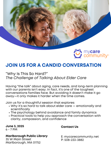 Flyer for My Care Community