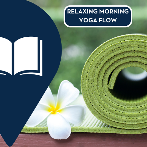 Yoga class at the Marlborough Public Library will happen on Saturday October 11 at 9:30 AM, in the Grice Community Room.