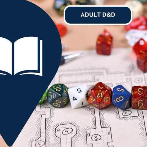 Many-sided dice on a table.