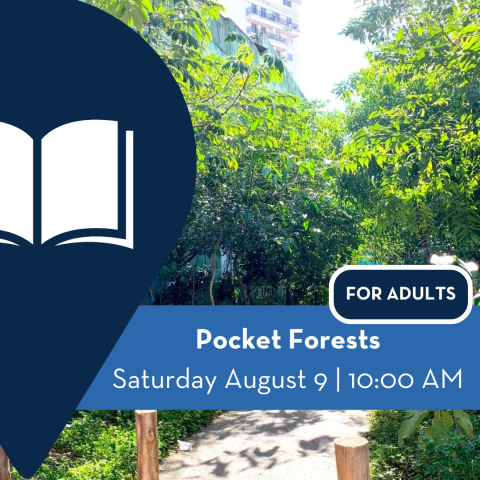 Presented by the Marlborough Garden Club, speaker Lisey Good will give a presentation titled "Pocket Forests: How to quickly build a biodiverse forest in a 20' x 20' space" on Saturday August 9 at 10:00 AM in the Grice Community Room. 