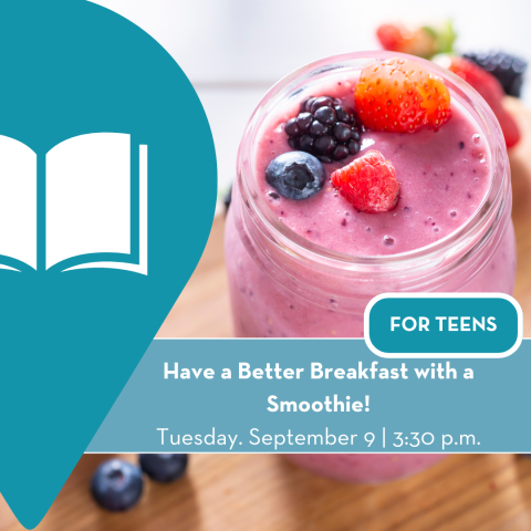 A photograph of a pink smoothie.