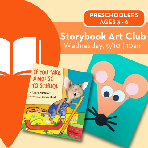 Storybook Art Club: Bring Your Favorite Storybooks to Life!