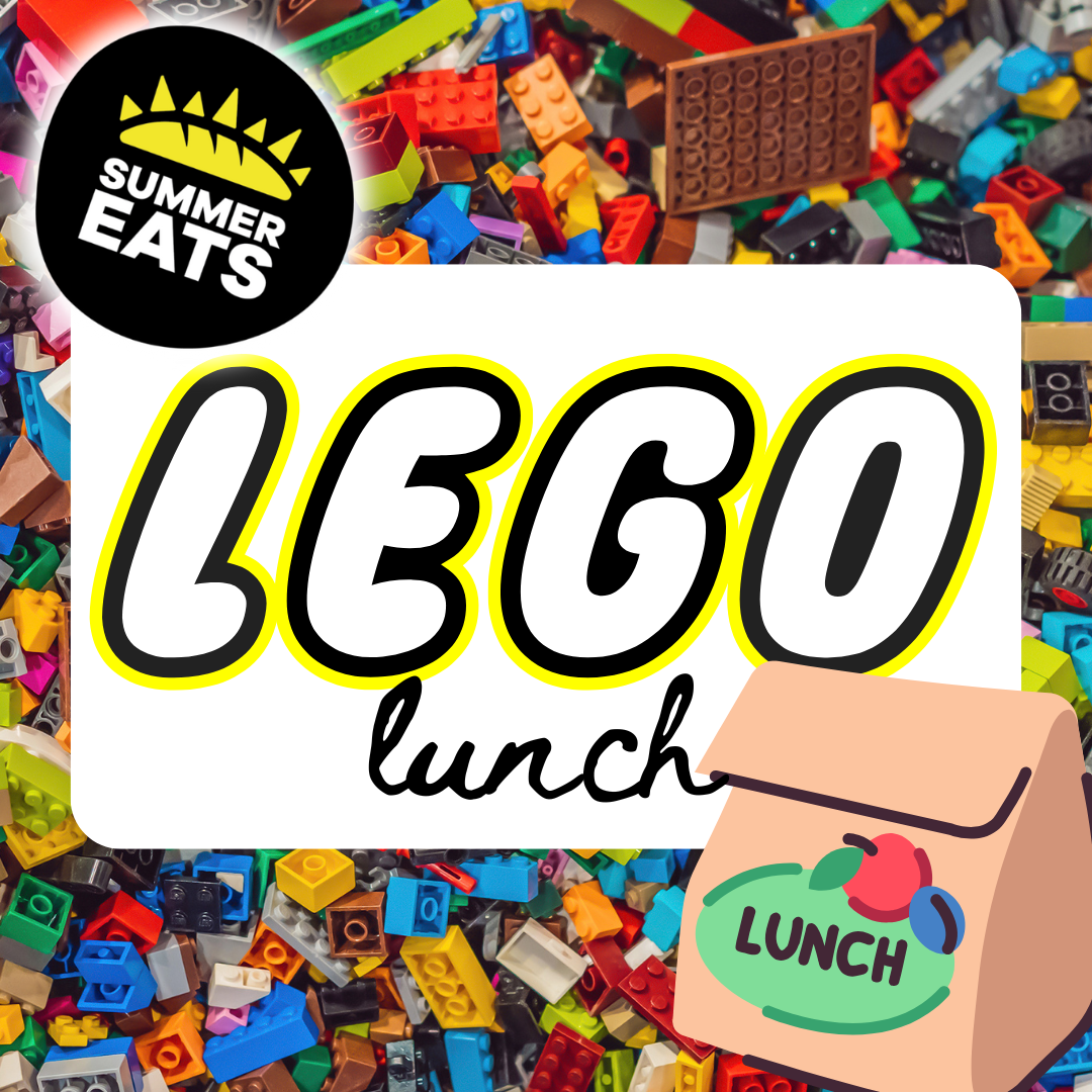 LEGO Lunch, free summertime meals for kids up to the age of 18
