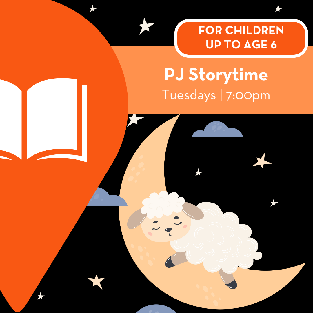 PJ Storytime, join Ms. Kerry for bedtime stories