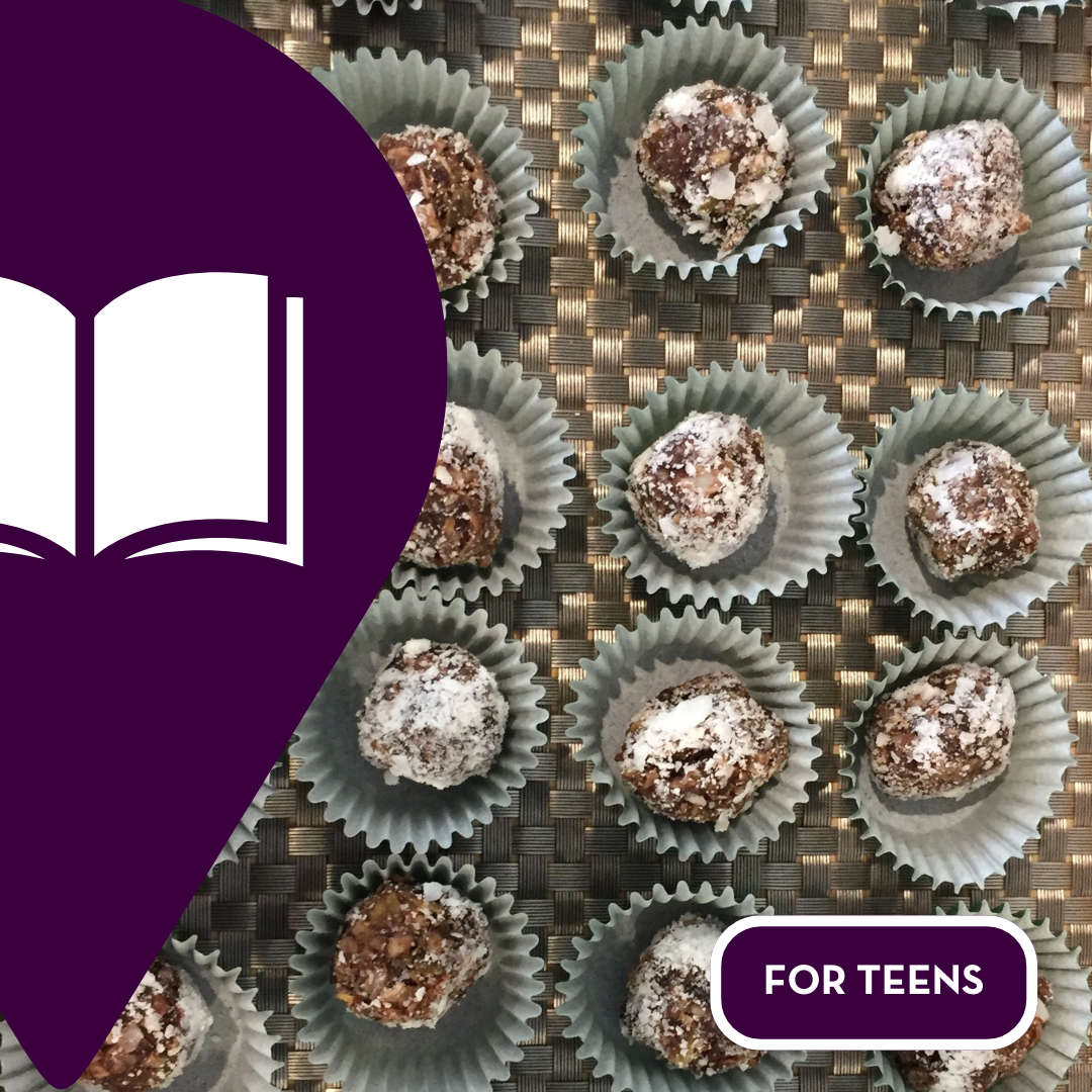 A photograph of chocolate balls.